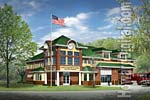 North Hudson Fire Station rendering