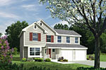 House Rendering Pinstripe Plan 4 Homes