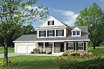 House Rendering Pinstripe Plan 4 Homes