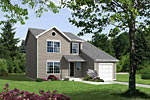 House Rendering Pinstripe Plan 4 Homes