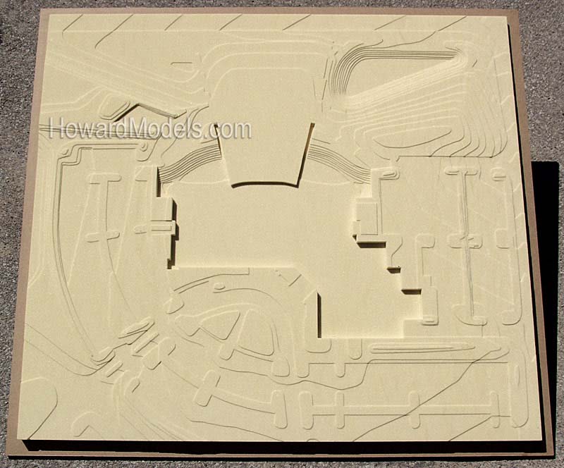 3d topography model