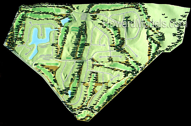 Golf course model