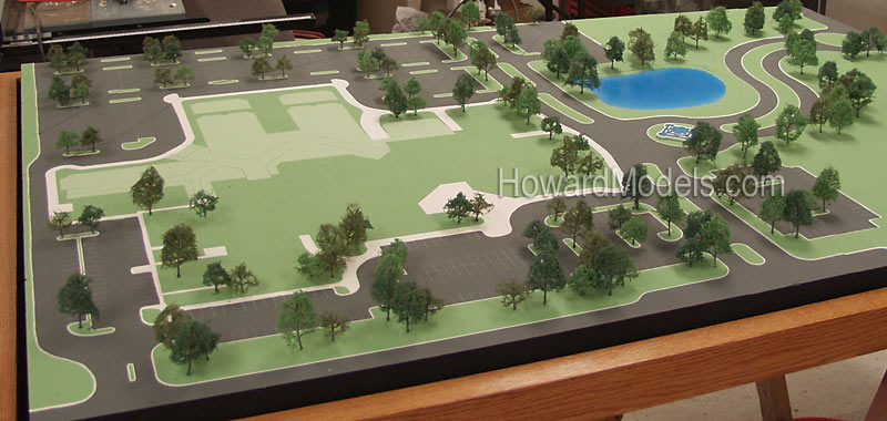 Rendered Site Plan Model