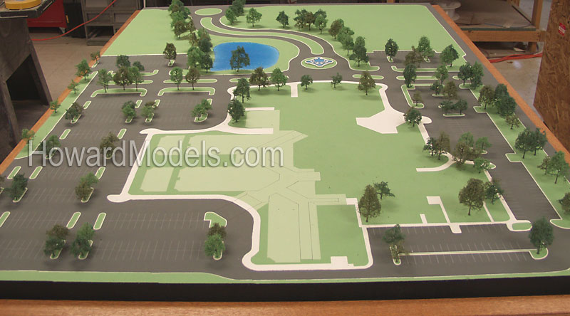 Rendered Site Plan Model