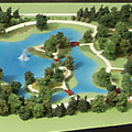 Botanical Gardens landscape model