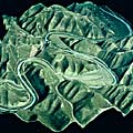 Topography maps model