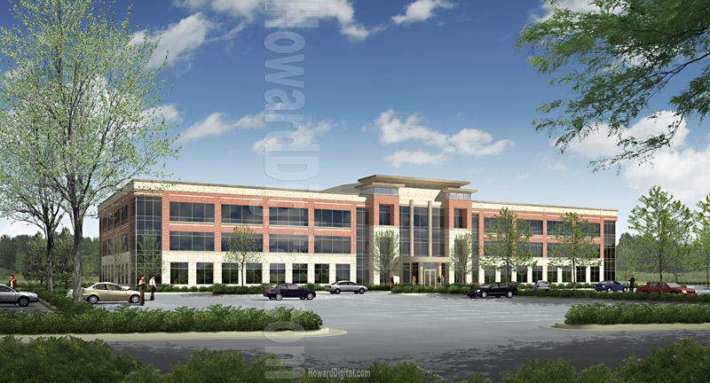 Deer Park Office Center, Illinois - Architectural Illustrations