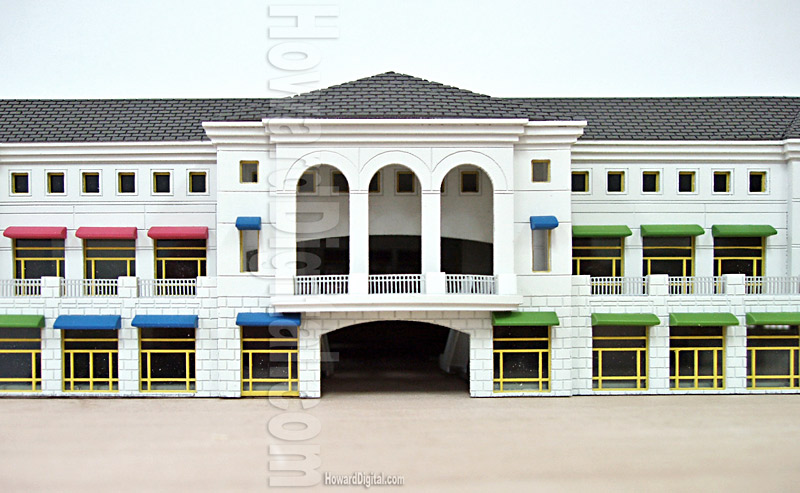 New York Mall, Shopping Center, Howard Architectural Models, New York, Architectural Model