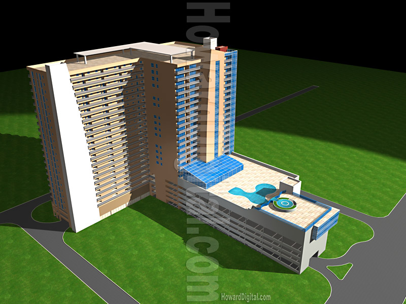Residential Apartment, Howard Architectural Models Architectural Model