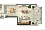 Rendered Floor Plans