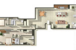 Home Renderings Beach Villas Floor Plans Renderings 3