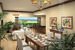 Architectural Rendering Dining Room