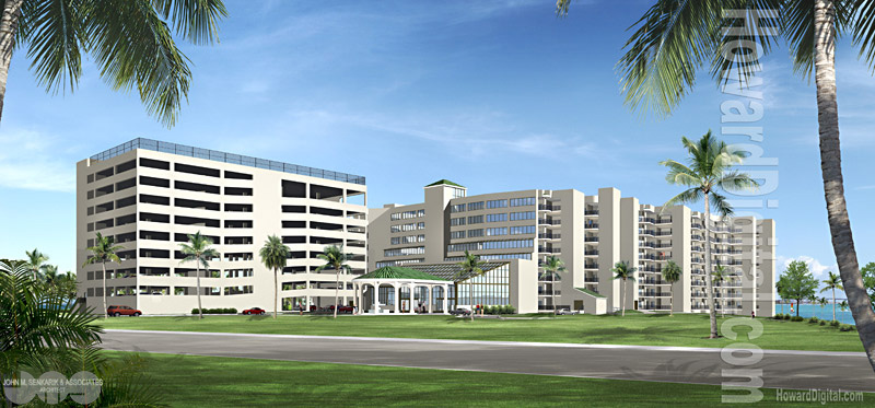 Architectural Rendering - Phoenix On The Bay Resort - Orange Beach Alabama AL