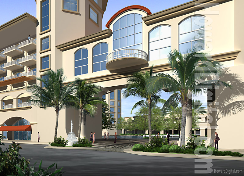 Architectural Rendering - Sarasota Resort - Sarasota Florida FL