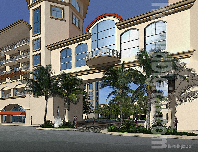 Architectural Rendering - Sarasota Resort - Sarasota Florida FL