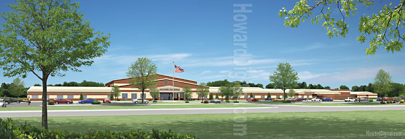 Computer Illustration - Lincoln School - HowardDigital