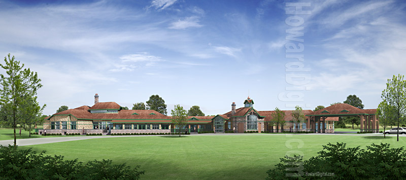 Computer Rendering - Hospice House