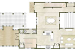 House Illustrations DAG Nature Walk floor plan Illustration