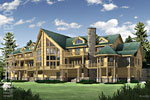 House Rendering Schweizer Log Homes