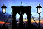 Brooklyn Bridge Silhouette