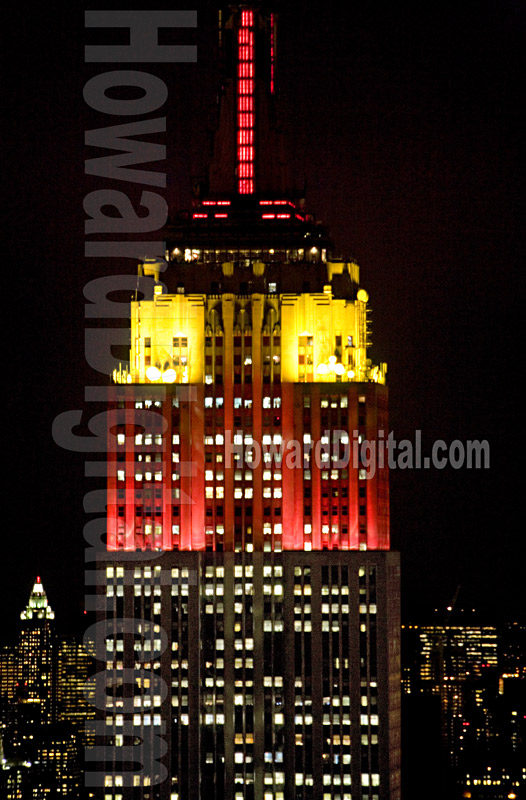 Empire State Building Colors