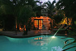 Palms Beach Pool at Night