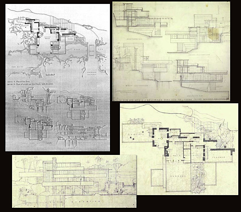 Falling Water Floor Plan Falling Water Floor Plan