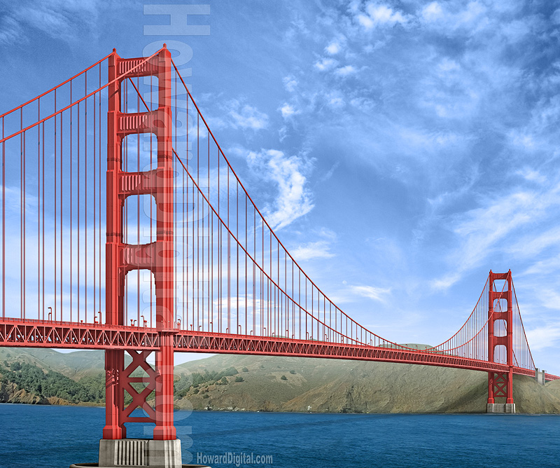 Golden Gate Bridge Rendering Bridges Book Cover