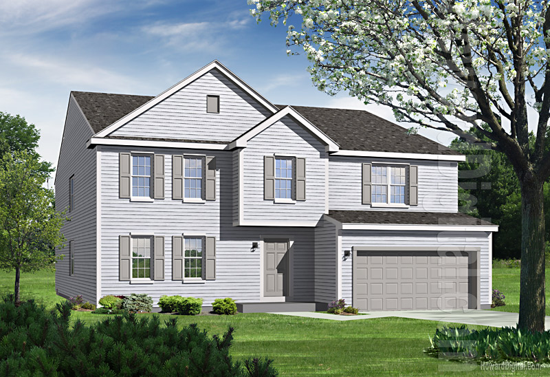 House Illustrations - Home Renderings - Hoover AL