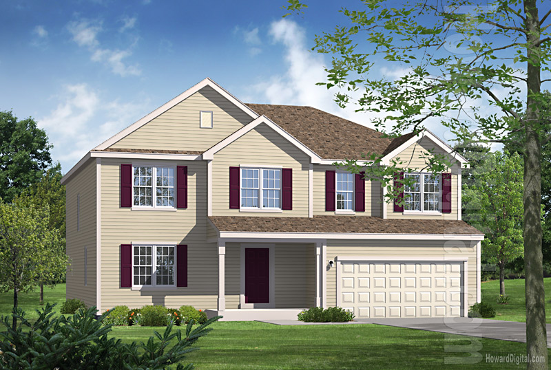 House Illustrations - Home Renderings - Tuscaloosa AL