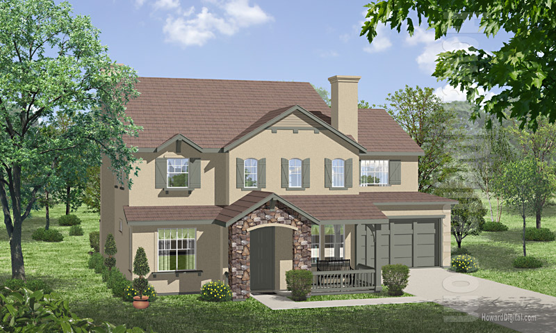 House Illustrations - Home Renderings - Prescott AZ