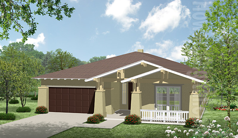 House Illustrations - Home Renderings - Benton AR