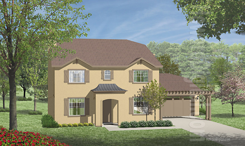 House Illustrations - Home Renderings - Paragould AR