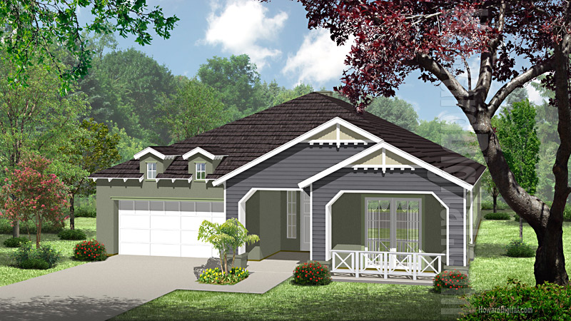 House Illustrations - Home Renderings - Sherwood AR