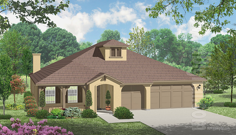 House Illustrations - Home Renderings - Deltona FL