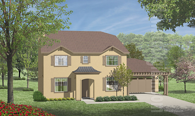 House Illustrations - Home Renderings - Miramar FL