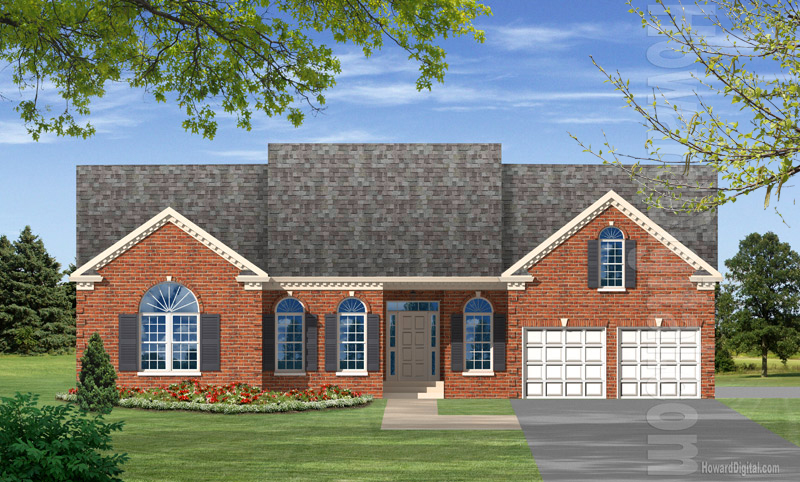 House Illustrations - Home Renderings - Port St. Lucie FL