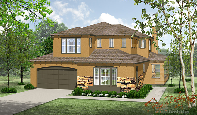 Home Rendering Net-Finity - Centex home series