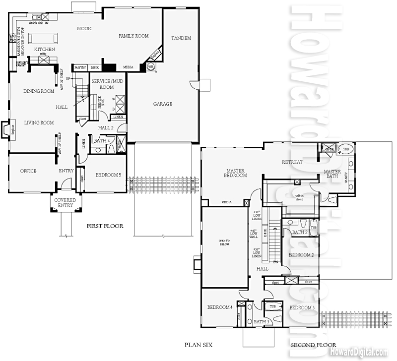 House Illustration Net-Finity - Centex home series