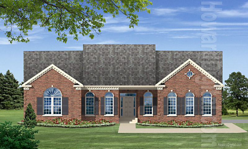 Home Rendering Classic Home