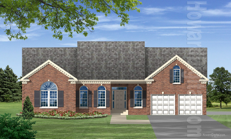 Home Rendering Classic Home
