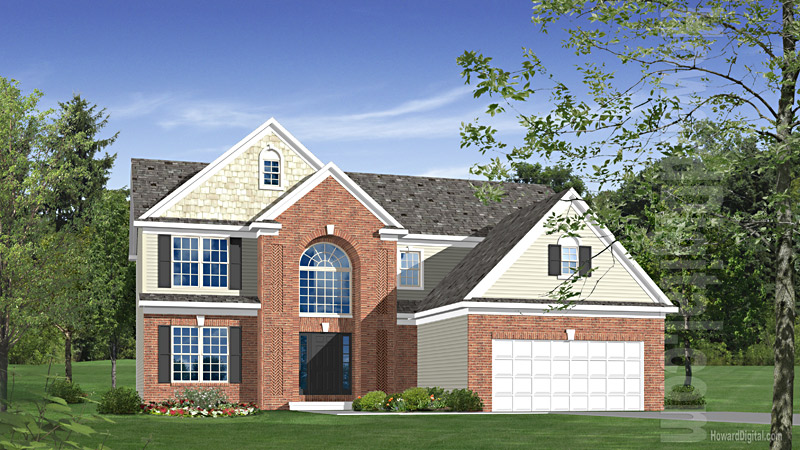 House Illustrations - Home Renderings - Macon GA