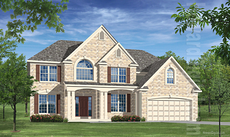 House Illustrations - Home Renderings - Marietta GA