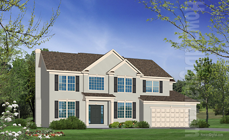 House Illustrations - Home Renderings - North Atlanta GA