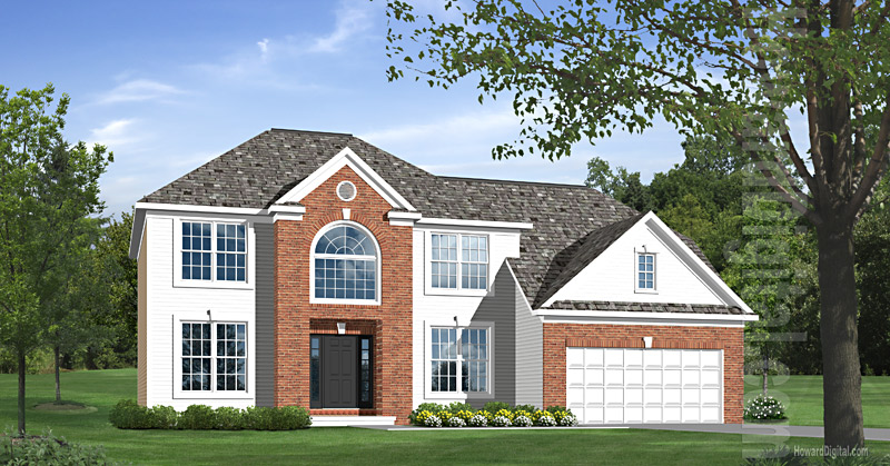 House Illustrations - Home Renderings - Roswell GA