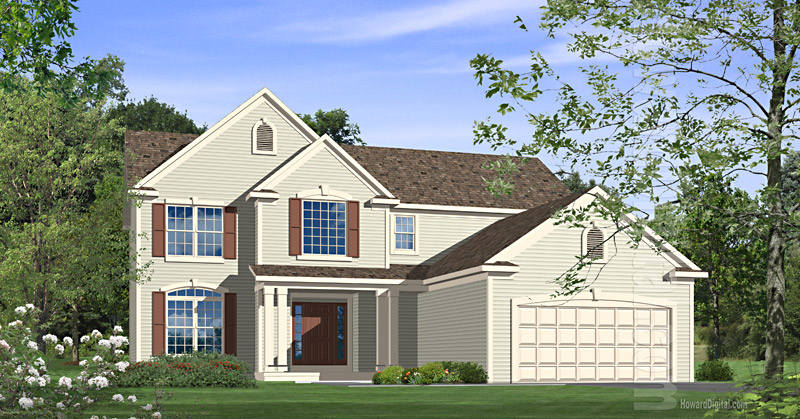 House Illustrations - Home Renderings - Savannah GA