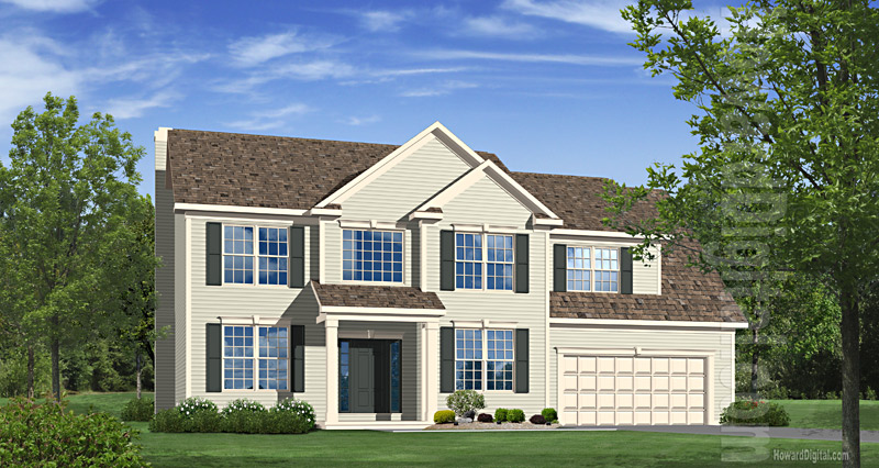 House Illustrations - Home Renderings - Valdosta GA