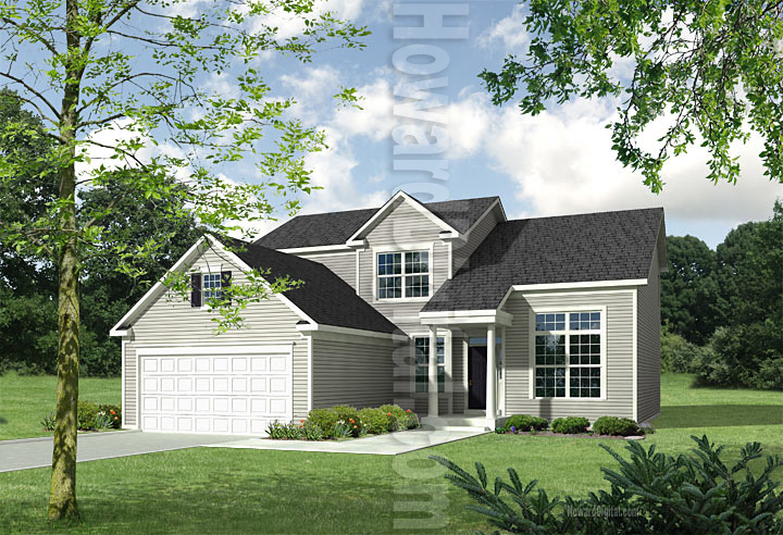 Home Rendering Pinstripe Marketing