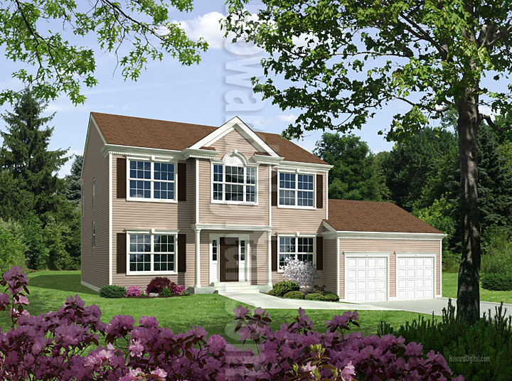 Home Rendering Pinstripe Marketing