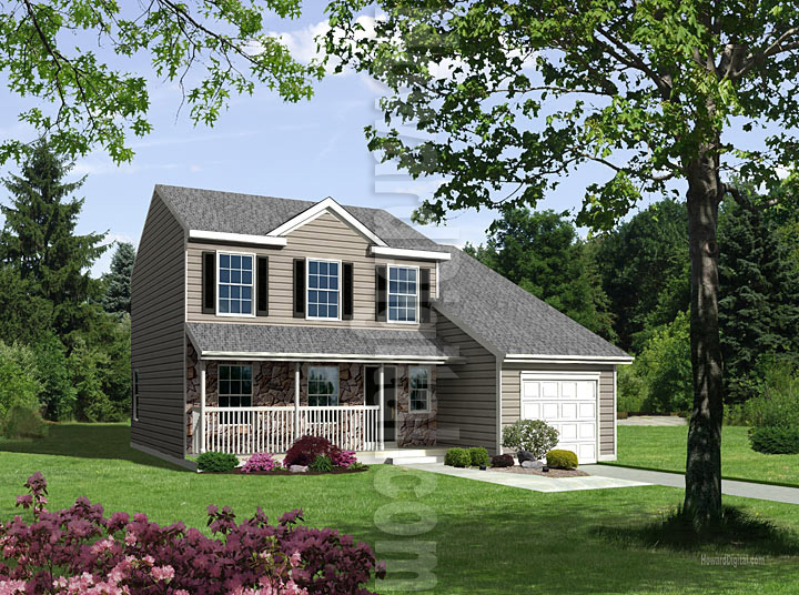 House Illustration Pinstripe Marketing